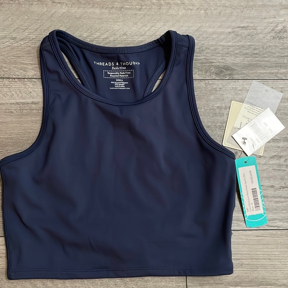 T4T,‎ Threads 4 Thoughts, NWT, Core Reactive Racerback Sports Bra, Size small